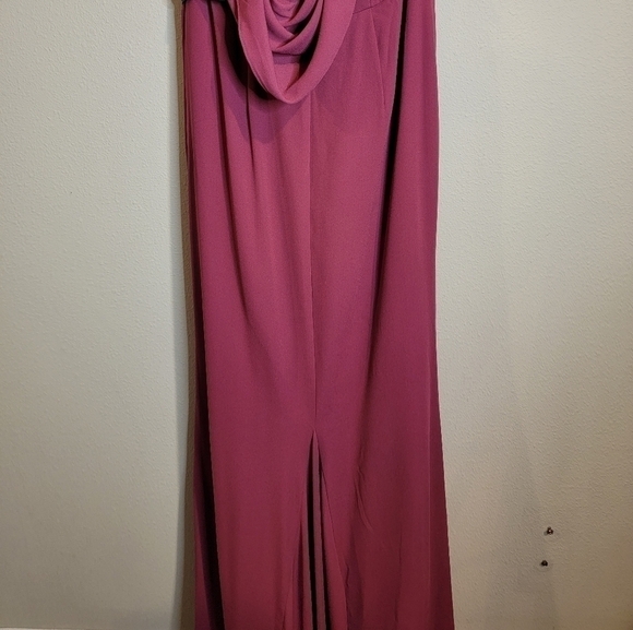 White by Vera Wang Long Mulberry‎ Evening Gown size 0 - Picture 5 of 8